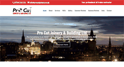 Desktop Screenshot of procutjoinery.co.uk